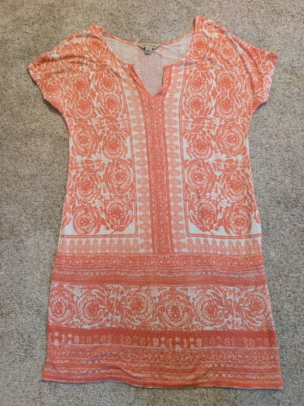 Lucky Brand Floral Pocket Tee Dress